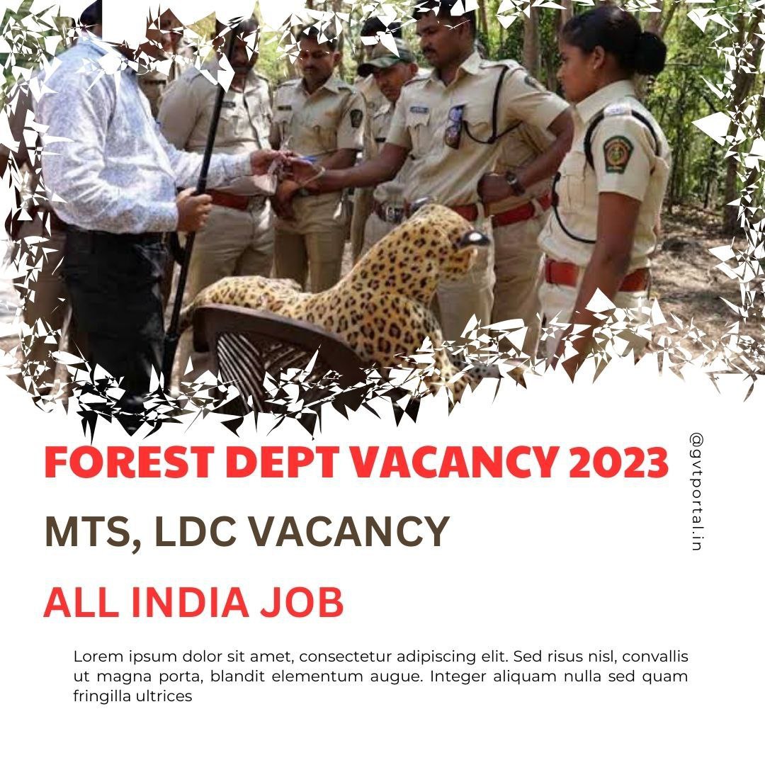 Forest Department LDC & MTS Recruitment 2023