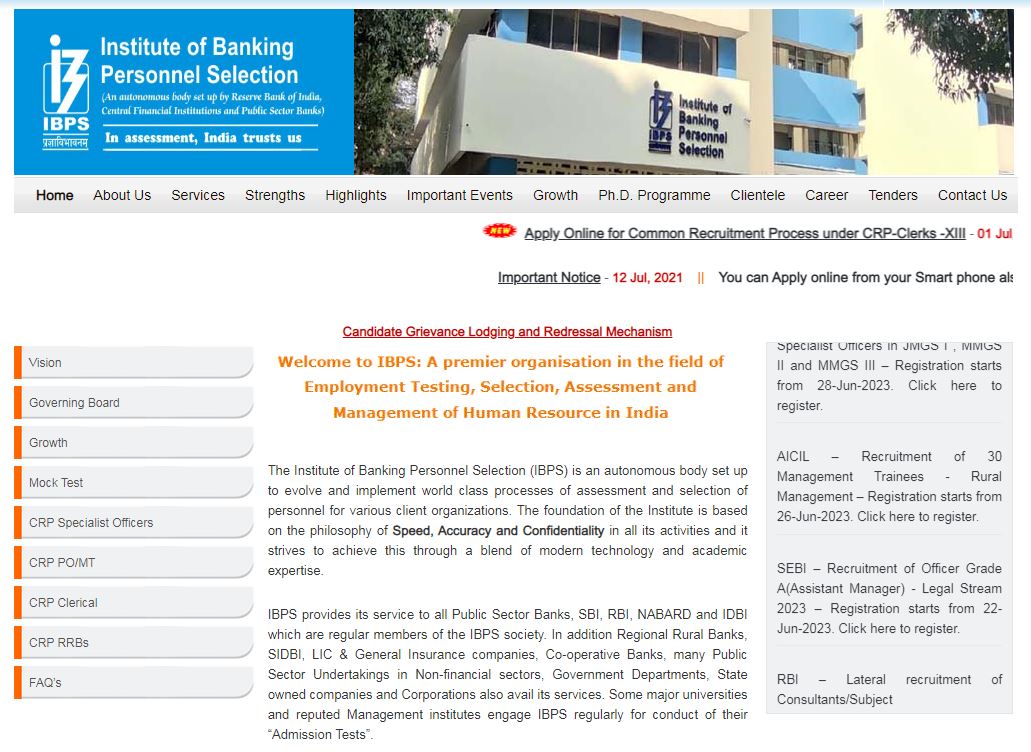 IBPS Clerk 2023 Notification Out for CRP-13