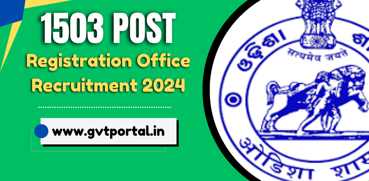 Keonjhar Registration Office Recruitment 2024 : Apply for 1053 Posts